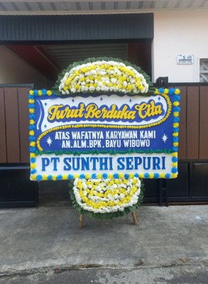 Papan Bunga Duka di Cilembang